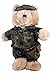 Produktbild Unbekannt Teddy mit Anzug und Mütze in den Farben Woodland, multitarn oder Flecktarn 29 cm groß plüschig Kuscheltier Teddybaä Bär Army Militär (Flecktarn)