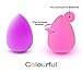 VMAGIC 2Pcs Premium Pro Makeup Sponges Beauty Sponge Blender for Flawless, Applicator, Highlight and Foundation (Purple + Pink)
