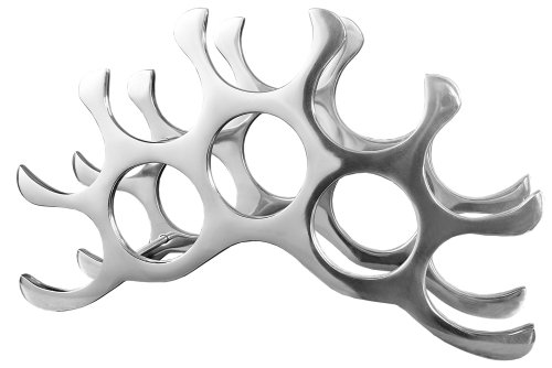Design Accessoire Alu Weinregal fuer 10 Flaschen - 9