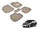 Auto Hub Premium 3D Car Mats For Tata Indigo CS - Beige RS.899.00