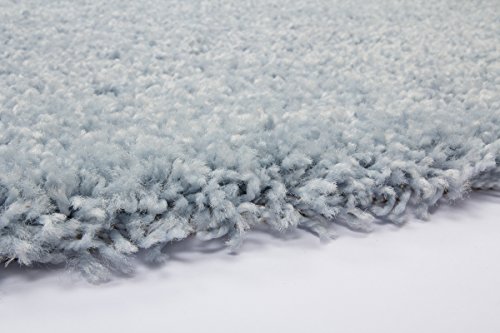 Hochlfor Shaggy Teppich Comfy 100 Hellblau, Größe:150×220 cm - 2