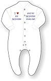The Bees Tees I Love My Big Brother/My Big Brother Loves Me Cute Babygrow / Sleepsuit