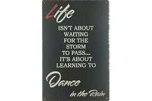 Ducomi Quadri Vintage Targhe Metallo Decorative Cucina e Casa - Targa con Stampe Americane Decorazione Muro Parete - Quadro Metallico Appendere - Poster Accessori Arredo Soggiorno (Quotes 30011)