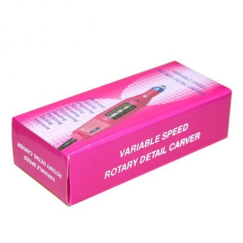 SunJas Elektrisch Nagelfräser Fräser Nagelfeile Maniküre Set Plus 6BITs EU Stecker Rosa - 5