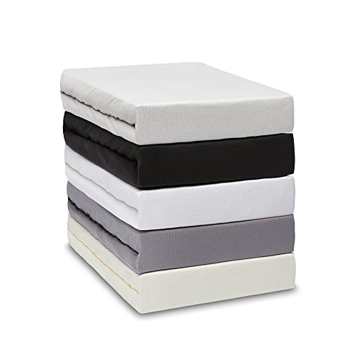 Spannbettlaken ka-line® Mikrofaser 125g/m² Anthrazit Steghöhe 25 cm Spannbetttuch Bezug ÖKO-TEX STANDARD Rundum-Gummi Bettlaken Bettbezug für 180×200 200×200 cm - 5