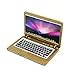 Produktbild Deanyi Empfindlicher Puppenstuben Miniatur Laptop nettes Minipuppenhaus Dekoration Zubehör Notebook mit Apple Logo und Bildschirm Goldenem Baby Produkt
