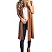 Produktbild Damen Ärmelloses Cardigan Coat Lightweight Kimono Lang Weste Strickjacke Windbreaker Mantel Frühling Herbst Winter Stilvoll Bequem Outwear