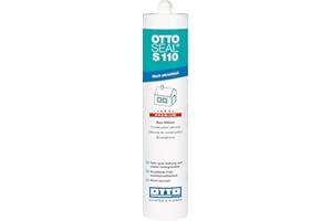 OTTOSEAL S 110 Premium-Bau-Silikon 310ml RAL 7016 – Hoch abriebfest & schnell beanspruchbar – Für die Verfugung von Glaselementen – Sicher gegen Schimmel
