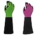 Produktbild Qiuli Mode Persönlichkeit Handschuhe Garten-Schutzhandschuhe mit Langen Dornen, die besten Garten-Geschenke und Werkzeuge von Gardener (1 Paar) Handschuhe mit Rosenbesatz for Herren und Damen