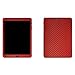 Produktbild Samsung Galaxy Tab S3 Tablet Design Schutzfolie Designfolie Skin Faceplates Schutz Folie Motiv Carbon Rot (Herstellung in Deuschland)