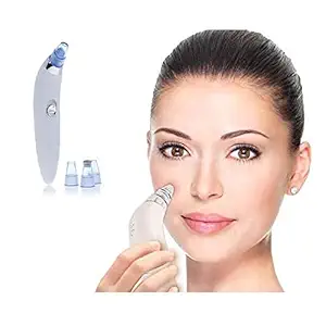 UBJI Blackhead Remover Pore Vacuum - Electric Machine Black Head Cleaning Tool Pimple Sucker & Facial Cleanser Device for Pores Acne Nose Skin (BR01)