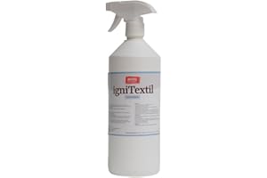 GÉNÉRIQUE Spray Ignifuge Anti Feu Textile naturel - Attestation M1 Fournie - Prêt à l'emploi, à pulvériser - 1L = 10m2 de tissu naturel très léger ignifugé - Fabrication Française.