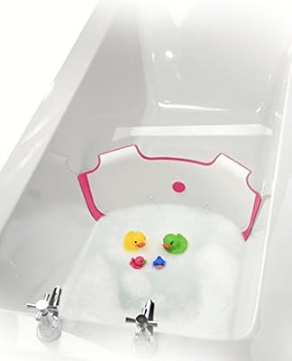 Babydam NEUF BabyDam Eau du bain Barrière baignoire pour bébé Blanc / Rose
