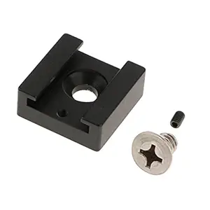 Optimuss Cold Shoe Mount Adapter Cold Shoe Bracket Standard Shoe Type with 1/4