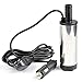 Produktbild QLOUNI DC 12V 38mm Ölpumpe Wasser Pumpe, Öl Diesel Heizöl Wasser Tauchpumpe Treibstoff Transfer Zigarettenanzünder für Auto, KFZ, Caravan, Marine Boot