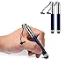 Produktbild C63 BlackBerry Classic Twin Mini ausziehbarer kapazitiver Stylus Touch Screen Pen - Dark Blau