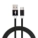 Produktbild Sweet Tech Schwarz 1.5m Micro USB Nylon Umflochtenes Verwicklungssicheres Kabel Ladekabel Datenkabel Geeignet für Archos 55 Helium / Archos 50f Helium / Archos 50f Helium Lite