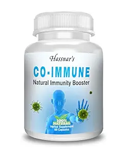 Hassnars Immunity Booster - For Men, Women, Kids |?Blend of Amla, Neem, Giloy, Yashtimadhu, Tulsi And Other Powerful Immunity Boosting Herbs | 60 Capsules