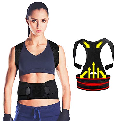 YEFIDER Haltungskorrektur, Geradehalter zur Haltungskorrektur, Haltungstrainer, Schulter- und Rückenstütze ...