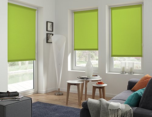 Gardinia 10012507 Easyfix Rollo Uni, apfel struktur, für Fenster, 60 cm x 150 cm - 6