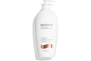 Biotherm Collagen Fit Body, Leche Corporal Reafirmante, Para Todo Tipo de Piel, Hidratación Intensa, Enriquecida con Biotech Plankton y Ceramidas, 400 ml