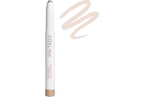 ‎COSLINE COSMETICS COSLINE Eyeshadow, Lidschattenstift, Golden Sand 301, Goldener Glitzer-Eyeshadow, Langanhaltende Formel, Stick mit cremiger Textur, Wischfest, Made in Germany