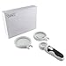 Produktbild Quality Optics LED Handlupe, Beleuchtet Lupe Set - 2 x 3,5 x und 10 x High Vergrößerung Power - Lupe für Senior Lesen, Hobby, Handwerk, Schmuck Lupe, und Computer Repair