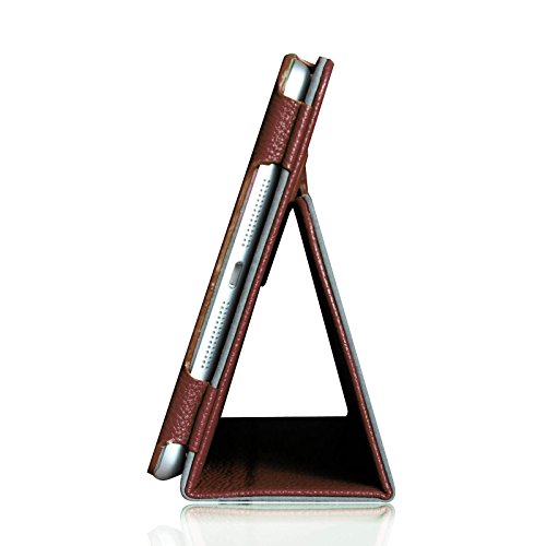 Fintie Apple iPad mini 1 / 2 / 3 Hülle – Slim Fit Foilo Kunstleder Schutzhülle Tasche Etui Case Smart Cover mit Auto Schlaf / Wach, Standfunktion für iPad mini 3 / 2 / 1 , Braun - 6