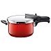 Produktbild Silit Sicomatic t-plus Schnellkochtopf 4,5l ohne Einsatz Ø 22cm rot Energy Red Made in Germany Innenskalierung Silargan Funktionskeramik induktionsgeeignet