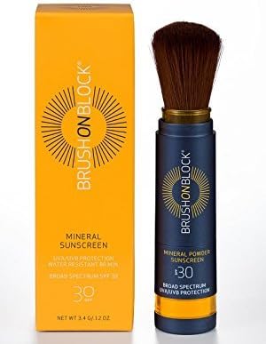 Brush On Block Broad Spectrum SPF 30 Mineral Sunscreen (Touch of Tan) by Brush On Block