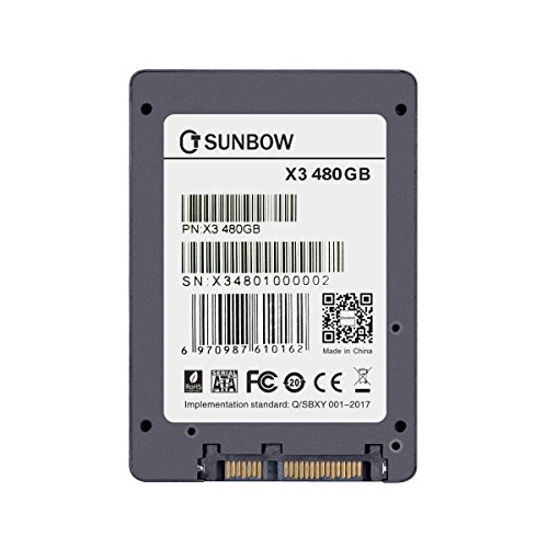 TCSUNBOW 480GB SSD 2 5 Inch SATAIII 6GB s Internal Solid State Hard Drive with 512M Cache and sata3 Cable for Notebook Tablet Desktop PC X3 480GB 