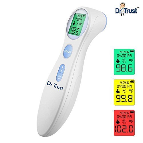 Dr Trust Infrared Forehead Temporal Thermometer (White) RS.1399 (53.00% Off) - Amazon
