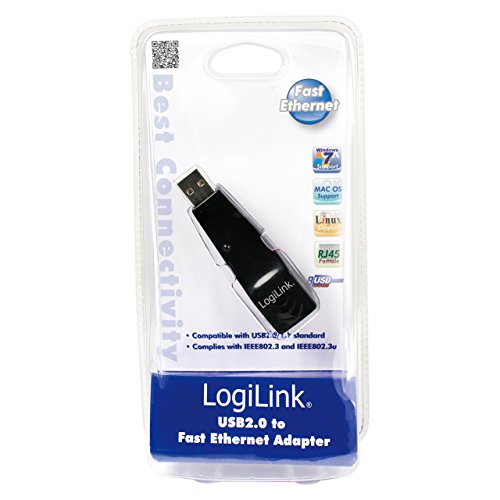 LogiLink Fast Ethernet USB 2.0 to RJ45 Adapter - 2