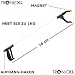 Produktbild TronicXL 76cm Greifarm Hilfsmittel Dritte Hand Zange Greifhilfe Mit Haken & Magnet Greifer Greifzange Handgreifer Zange