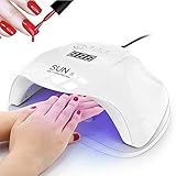 ❤❤❤❤Nueva Tecnología: con una avanzada fuente de luz doble UV + LED profesional, la lámpara UV puede secar casi cualquier gel, como gel de construcción, gel de color, gel abrillantador, gel UV, barniz de gel, barniz Semipermanente, Peggy Pule Sabio y Elite 99 etc