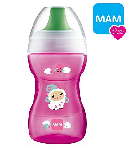 MAM "FUN TO DRINK CUP" HARD SPOUT, 270ML, 8M+ PINK