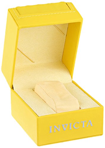 Invicta Men's Quartz Watch with Silver Dial Chronograph Display and Brown Leather Strap 0765