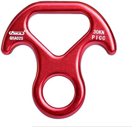 LZH SPORT 8 Rope Descender 30 KN Climbing Safety Equipment For Climbing Rescuing Camping Hiking Traveling Exploration