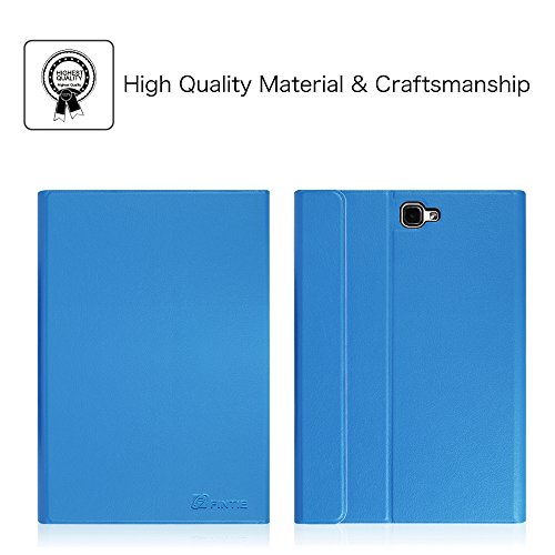 Fintie Blade X1 Samsung Galaxy Tab A 10.1 Bluetooth Tastatur Hülle Keyboard Case – Ultradünn leicht SmartShell Ständer Schutzhülle mit magnetisch abnehmbar drahtloser Deutsche Bluetooth Tastatur für Samsung Galaxy Tab A 10,1 Zoll T580N / T585N Tablet (2016 Version), Königsblau - 2