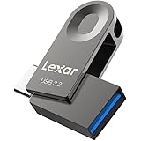 Lexar Chiavetta 64 GB, Pen Drive USB 3.2 Gen 1, USB C & USB A, Velocità di Lettura Fino a 100 MB/s, Supporta OTG, Metallo Mem