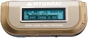 Hyundai PA 40 B Tragbarer MP3-Player 256 MB Gold
