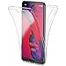 Price comparison product image NALIA 360 Full Body Case compatible with Huawei P20 Pro, Front and Back Soft Phone Cover, Full Protection Ultra-Thin clear Silicone Shockproof Bumper, Slim Transparent Protective, Color:Transparent