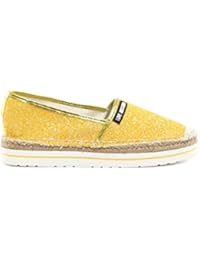 Love Moschino JA10113G01JD Espadrillas Mujer Fibras Textiles Amarillo 40
