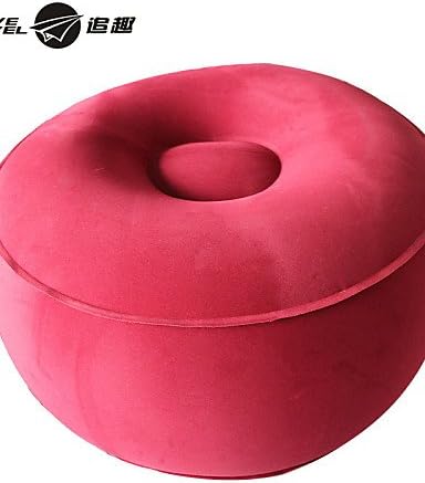 ZQ Drive-Travel?6P Environmental Chase Cold Inside Inflatable Stool Inflatable Chair Yoga Ball Stool Outdoor Car Bed Desk , earth yellow
