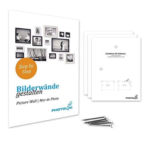 Landhaus-Bilderrahmen 10×10 cm Weiss Massivholz mit Glasscheibe und Zubehör / zum Stellen oder Hängen / Fotorahmen - 4