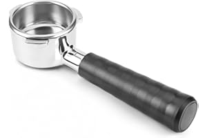 Portafiltro senza fondo da 54 mm HAILASRE Portafiltro nudo senza fondo con cestello filtrante incluso per macchine BrevilleBarista Expresso