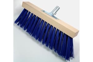 INKSLAND SDFZX Spezial - Schneeräumbesen, blau, 40cm breit, ohne Kratzleiste ohne Stiel