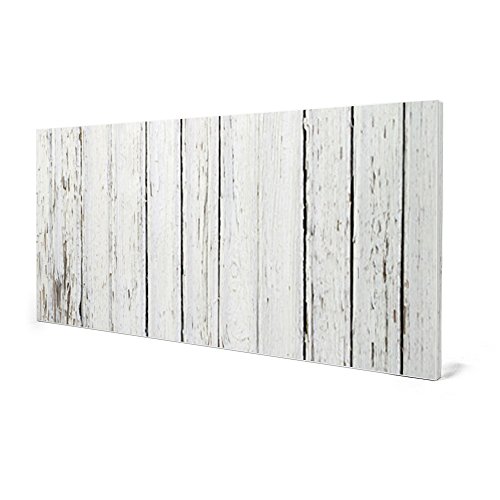 banjado – Pinnwand Magnettafel weiß 78cm x 37cm quer mit Motiv Weißer Bretterzaun - 4