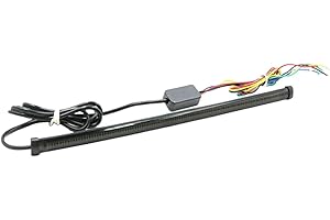 MACHSWON Tylne światło motocykla, wodoodporna listwa świetlna LED kierunkowskazu do każdego motocykla, długość 20 cm