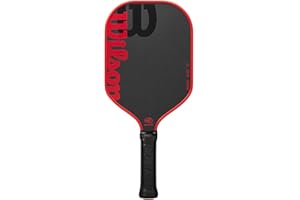 WILSON Blaze Series Raquettes de pickleball – Taille de la poignée : 6,5 cm, noir/rouge